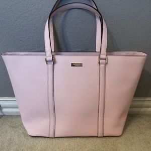 light pink kate spade tote